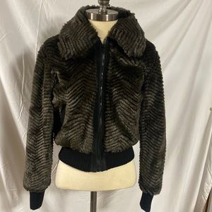 Express faux fur jacket